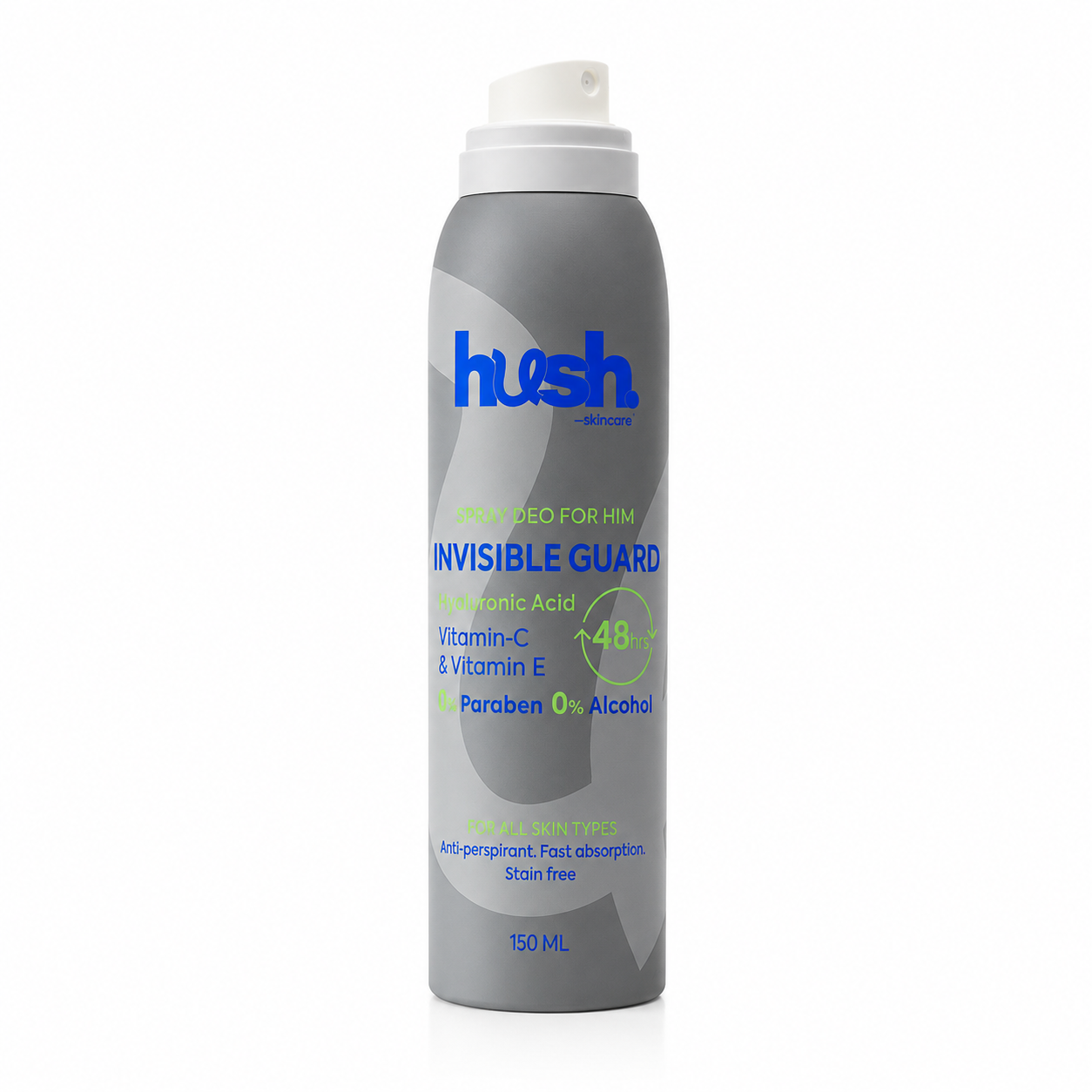 سبراي مزيل العرق Hush Skincare Invisible Guard