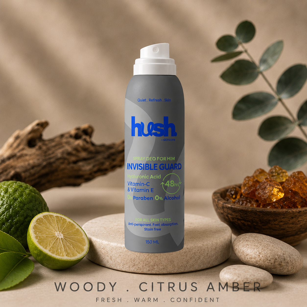 سبراي مزيل العرق Hush Skincare Invisible Guard - الصورة 2