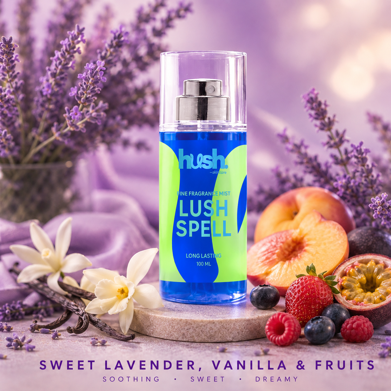 Hush Skincare Lush Spell Body Mist, 100ml - Image 2